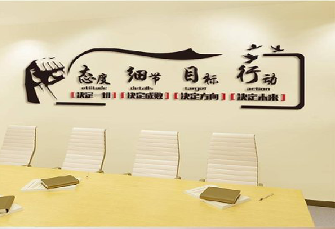 淮南企业文化墙主要展示什么？