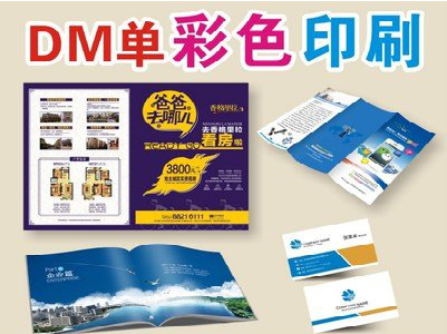 淮南单页印刷，色彩搭配简单。
