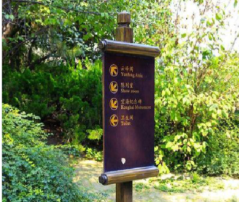 淮南标识牌与环境之间有什么关系？